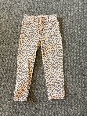 Zara Kids Leopard Print Skinny Jeans Size 5Y (110 cm)